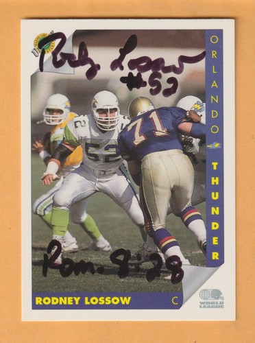 Rodney lossow orlando thunder - lossow,