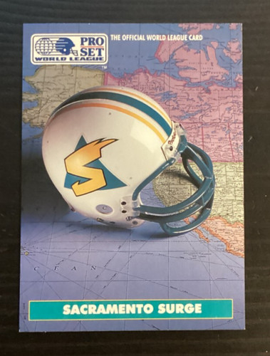 1992 pro set wlaf helmets - 1992, #9